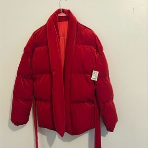 AKIRA Vibrant Red Outerwear